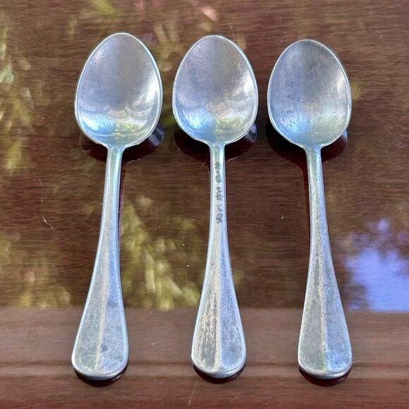 Vintage GMT and Bro Veritas Aluminum works Germany Tea Spoons set of 3 - Picture 1 of 7